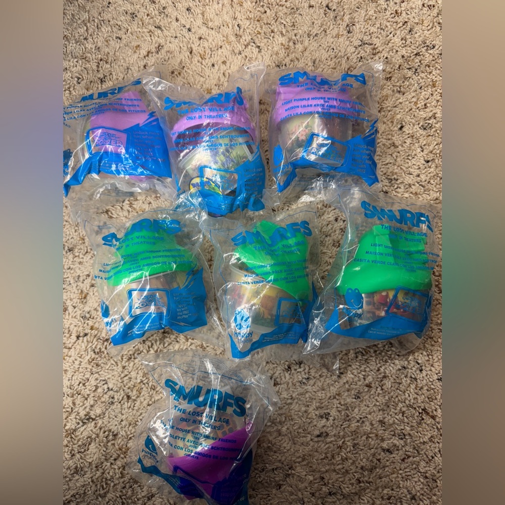 Smurfs McDonald's Happy Meal Toys The Smurfs Lost Village (2017)